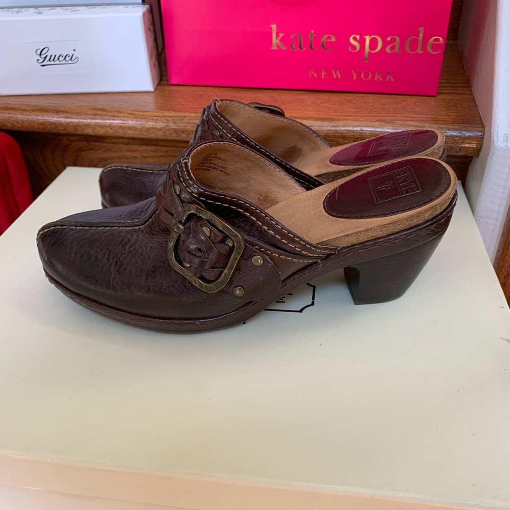 Frye Leather Clogs - Picture 3 of 16